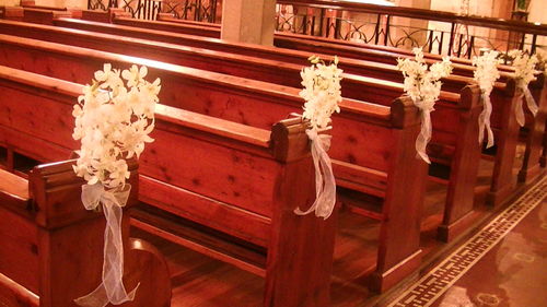 Orchids Church Pews