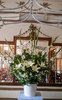 Church Ceremony White Flower Arrangement