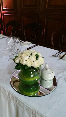 Vase Arrangement with Ranunculus Flowers
