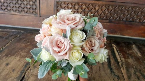 Vintage Rose Wedding Bouquet